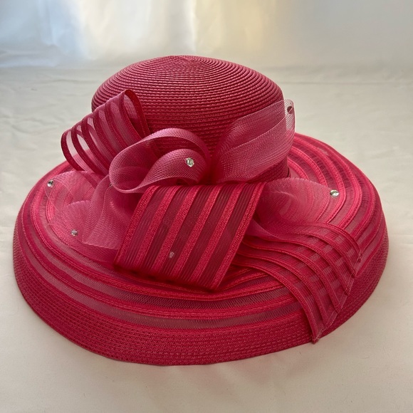 NWT Fine Millinery by August Accessories Pink lady’s hat - Picture 3 of 5